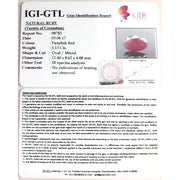 5.70 Ratti Natural New Burma ruby with Govt. Lab Certificate-(3441)